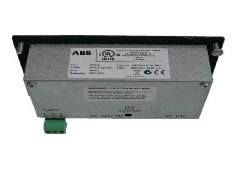 CP502 ABB PLC Industrial Backlit LCD HMI Terminal Panel I/O DCS 1SBP260171R1001