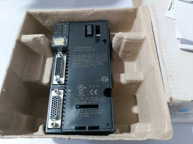 IC200ERM002 GE Fanuc PLC Non-Isolated Expansion Receiver Module
